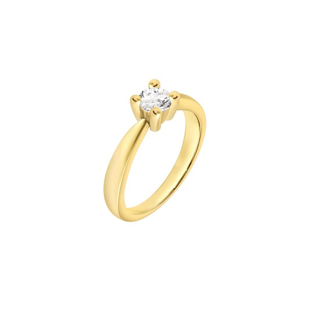 Mllers Collection Emily ring, 14 karat guld med 0,50ct lab grown diamant