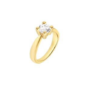 Mllers Collection Emily ring, 14 karat guld med 1,0ct lab grown diamant