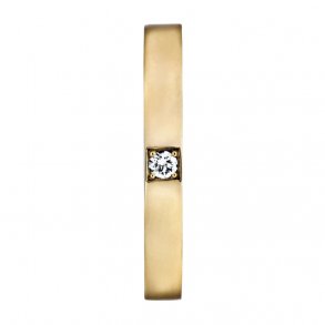 Memories ring i 14kt guld, 1x0,05ct TW/Vs