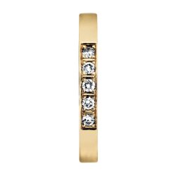 Memories ring i 14kt guld, 5x0,02ct TW/Vs