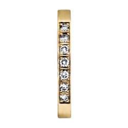 Memories ring i 14kt guld, 7x0,03ct TW/Vs