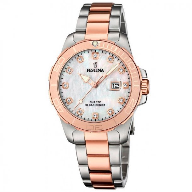 Festina F20505/1 Lady's Sport, stl/gulddouble