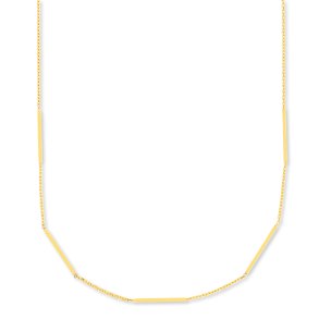 Stella Gold, 9kt halskde med pinde