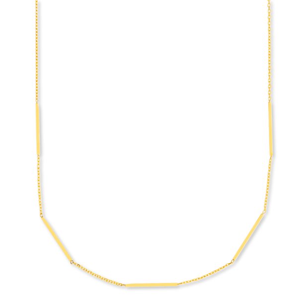Stella Gold, 9kt halskde med pinde