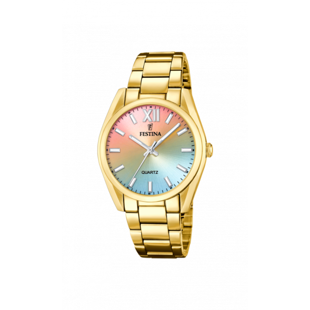 Festina F20640/7 alegria dameur i gulddouble 