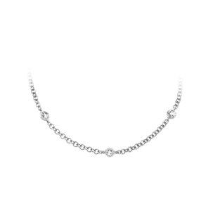 By Mller Speciel edition halskde af 14kt hvidguld med brillanter