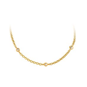 By Mller Speciel edition halskde af 14kt rdguld med brillanter