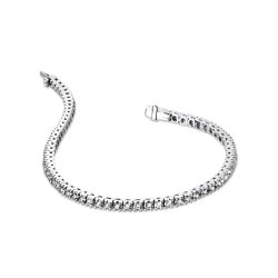 Illusion tennisarmbnd, 14kt med brillanter, 1,06ct TW/SI