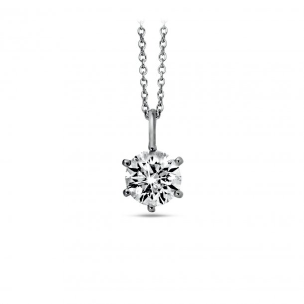 Diana vedhng, 14kt hvidguld, 0,25ct brillant