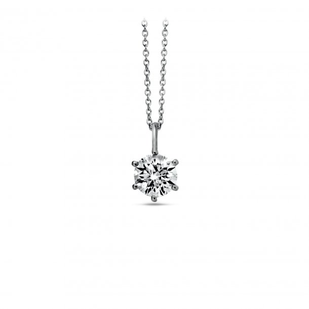 Diana vedhng, 14kt hvidguld, 0,10ct brillant