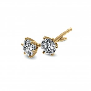 Diana rering, 14kt rdguld, 0,40ct brillant i alt