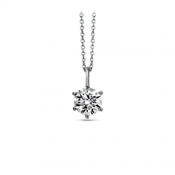 Diana vedhng, 14kt hvidguld, 0,20ct brillant