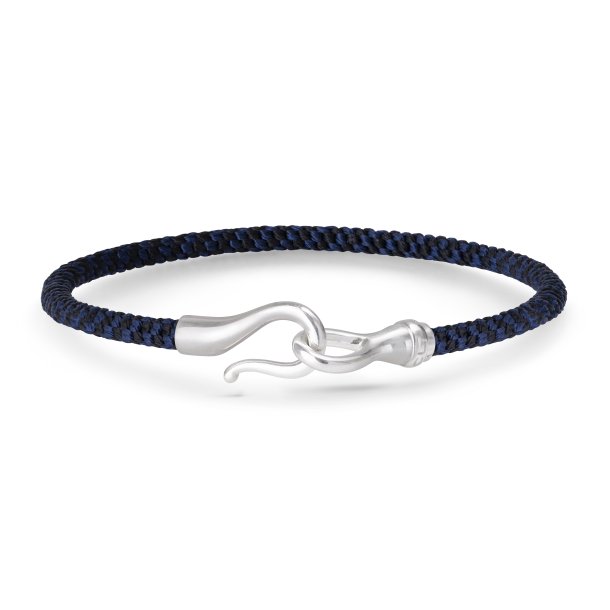 Ole Lynggaard Life armbnd, slv/midnight
