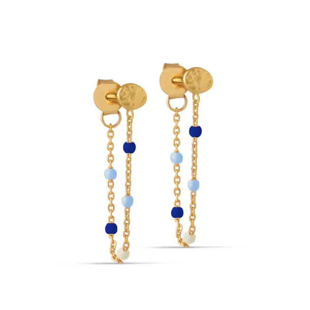 Enamel, Lola reringe Marine i forgyldt sterlingslv