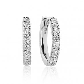 Sif Jakobs Ellera Medio reringe i sterlingslv med hvide zirkoner