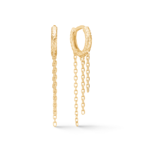 Studio Z, Wild Cliff Earrings i forgyldt slv