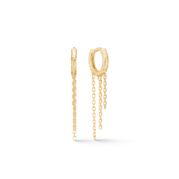 Studio Z, Wild Cliff Earrings i forgyldt slv