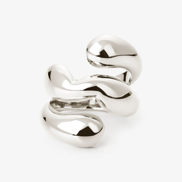 Camille Brinch, Twisty puffer ring i sterlings�lv