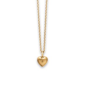 Mllers Collection, Small heart vedhng hndlavet i 14kt rdguld
