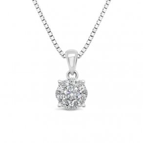 Looks diamantvedhng, 14kt hvidguld, tw/si, looks like 1,50ct