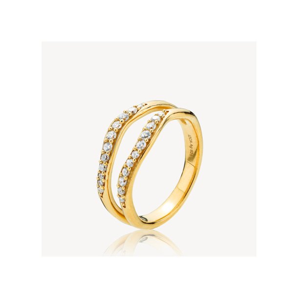 Isabel Camille Titiana ring i forgyldt sterlings�lv