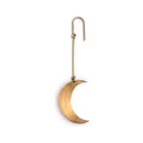 Jane Knig, Half Moon Earring i forgyldt sterlingslv