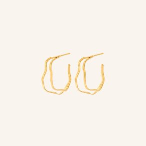 Pernille Corydon, Small Double Wave Hoops