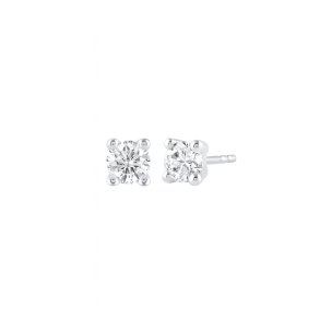  Mllers Collection Emily reringe, 14kt hvidguld med 2x0,25ct lab grown diamanter i alt