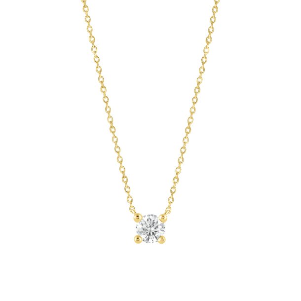 Mllers Collection Emily collier, 14kt guld med 0,50ct lab grown diamant