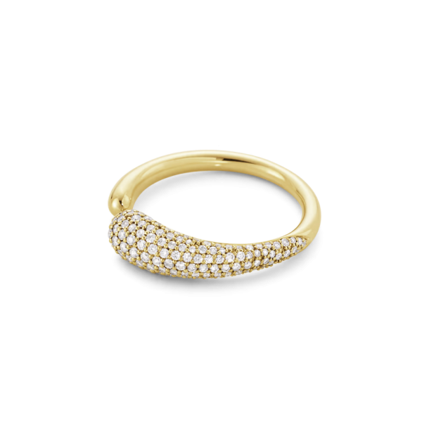 Georg Jensen Mercy ring i 18 karat guld med brillanter