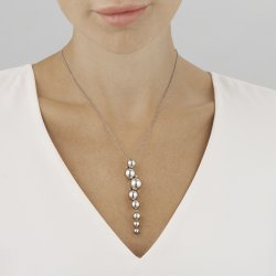 Georg Jensen Moonlight Grapes halskde stor i Slv