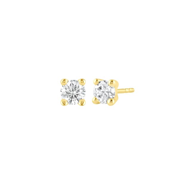 Mllers Collection Emily rringe, 14kt guld med 0,50ct lab grown diamanter i alt