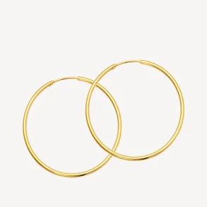 Sistie 2ND, Hoop �reringe i forgyldt st�l