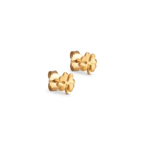 Enamel, Organic clover �restikker i forgyldt s�lv