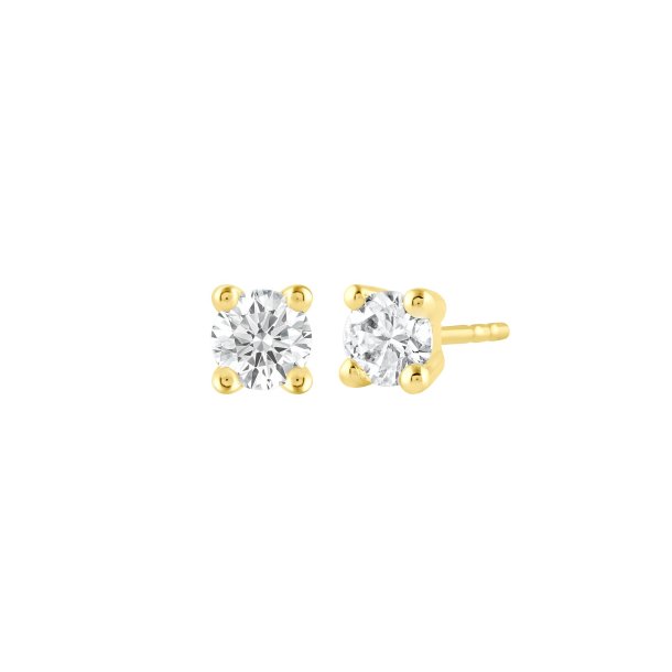 Mllers Collection Emily reringe, 14kt guld med 1,0ct lab grown diamanter i alt