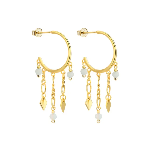 Wioga, Petrea �reringe i forgyldt s�lv 