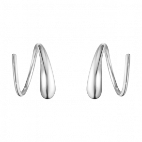 Georg Jensen Mercy swirl reringe, sterling slv