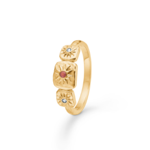 Studio Z, Solara ring i forgyldt s�lv