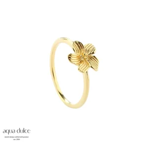 Aqua Dulce, Jasmin ring i forgyldt sterlings�lv 