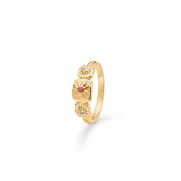 Studio Z, Solara ring i forgyldt s�lv