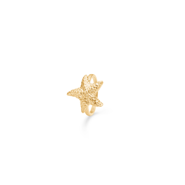 Studio Z, Starfish Lustre ring i forgyldt s�lv
