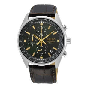 Seiko, SSB385P1 herreur, st�l/gr�n 