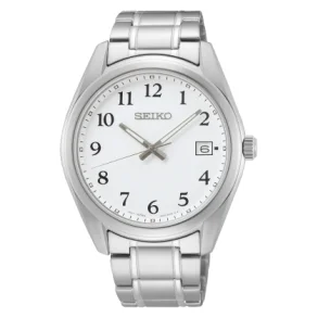 Seiko, SUR459P1 herreur, St�l/hvid
